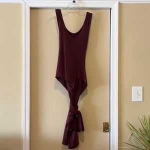 Avon Burgundy 101 Infinity dress large